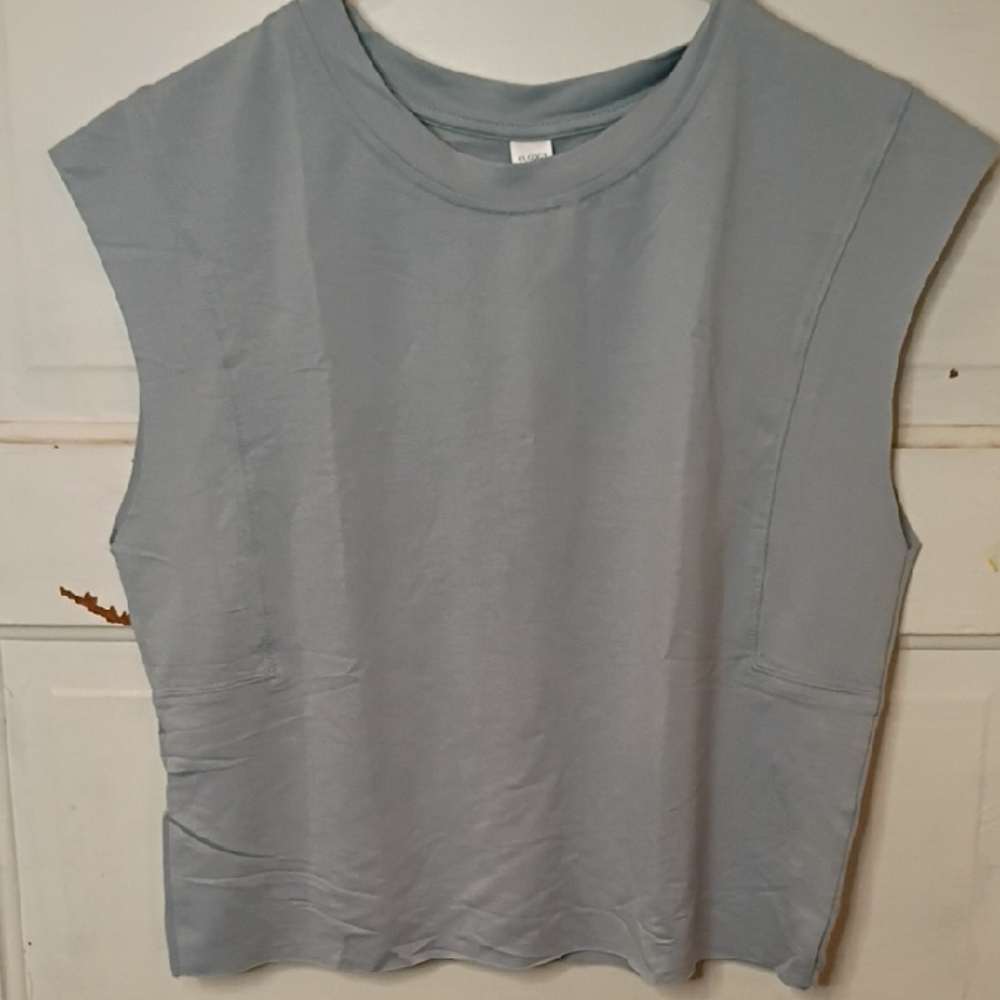 Sleeveless Gray Women's Top
